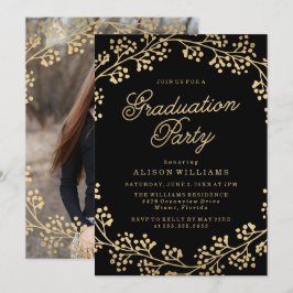 Einladung zur Gilded Gold Graduation Party