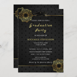 Einladung zur Gold Black Lace Blume