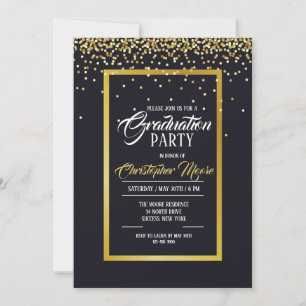 Einladung zur Gold Dust Graduation Party