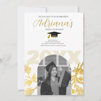 Einladung zur Gold Graduation Party