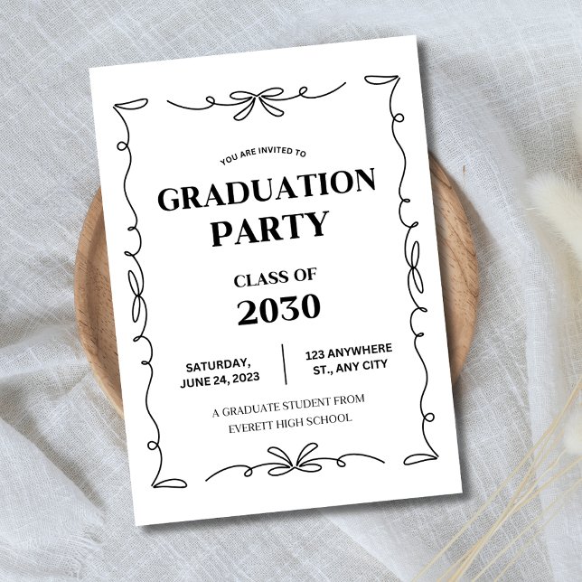 Einladung zur Graduiertengruppe, Modernes Graduate (Von Creator hochgeladen)