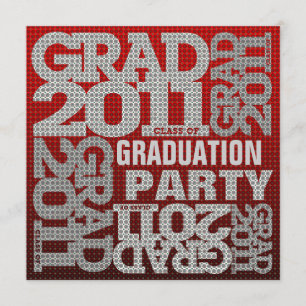 Einladung zur Graduierung 2011 Rot 1