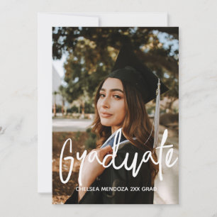 Einladung zur Graduierung eines minimalistischen F