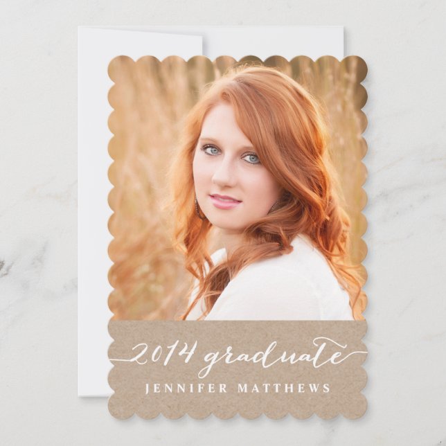 Einladung zur Graduierung| Kraftpapier 2014 (Vorderseite)