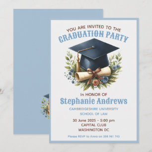 Einladung zur Graduierungsparty zur Pauschalreise-