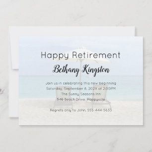 Einladung zur Happy-Rentner-Party mit Strandstühle