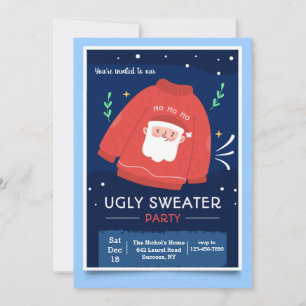 Einladung zur hässlichen Pullover-Party