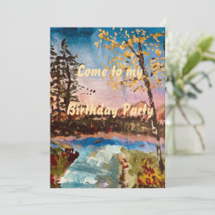 Einladung zur Herbstparty zum Anpassen  