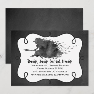 Einladung zur Hexen-Halloween-Party