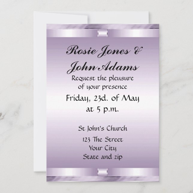 Einladung zur Hochzeit (Vorderseite)