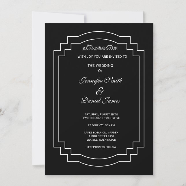 Einladung zur Hochzeit (Vorderseite)