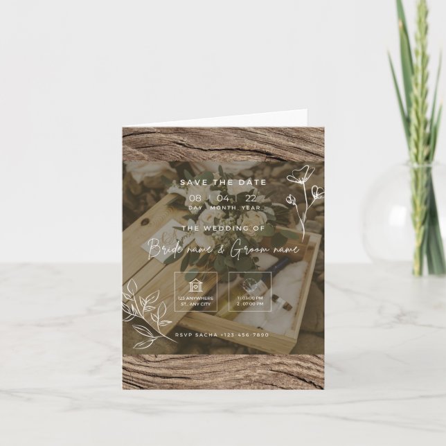 Einladung zur Hochzeit (Vorderseite)