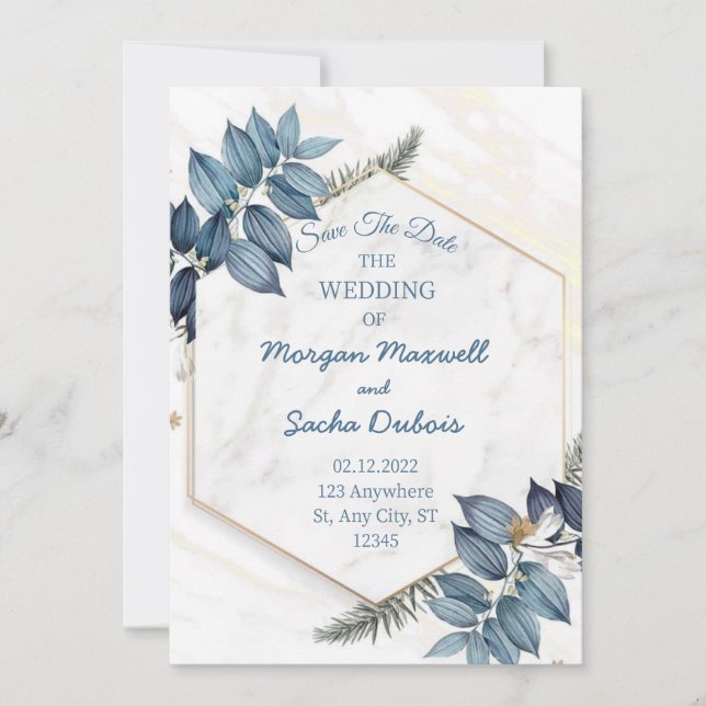 Einladung zur Hochzeit (Vorderseite)