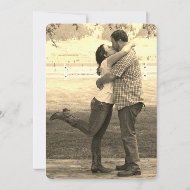 Einladung zur Hochzeit (Rückseite)