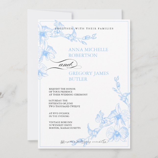 Einladung zur Hochzeit (Vorderseite)