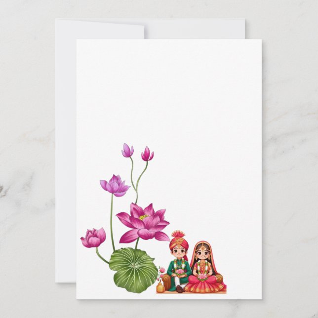 Einladung zur Hochzeit (Vorderseite)