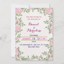 Einladung zur Hochzeit