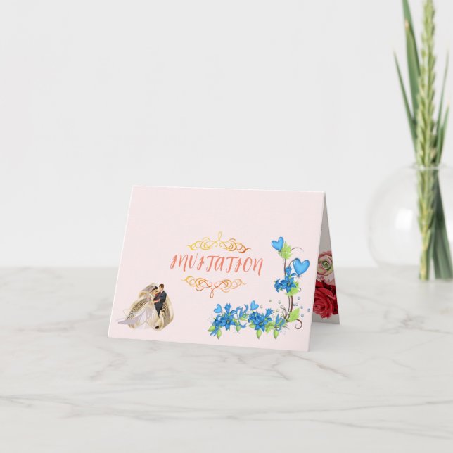 Einladung zur Hochzeit (Vorderseite)