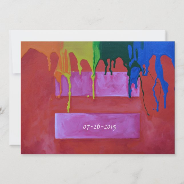 Einladung zur Hochzeit (Vorderseite)