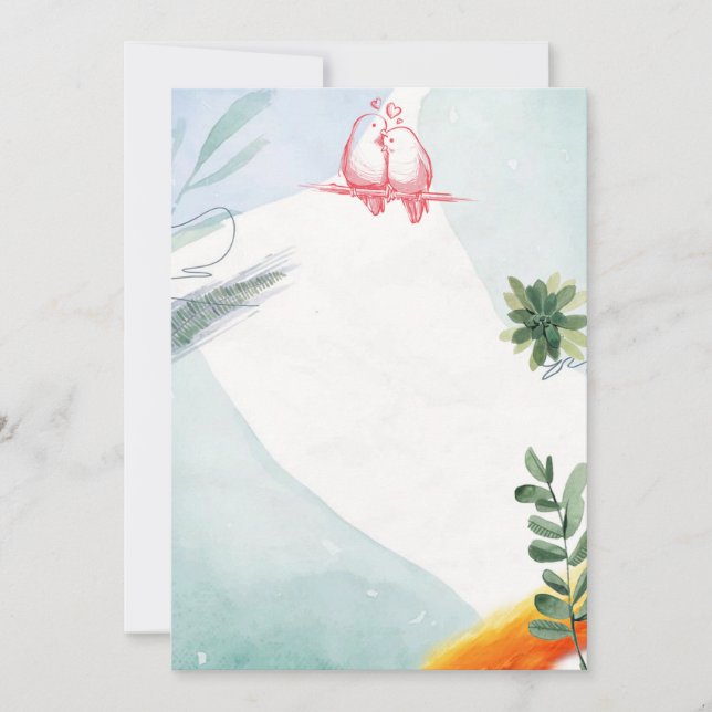 Einladung zur Hochzeit (Vorderseite)