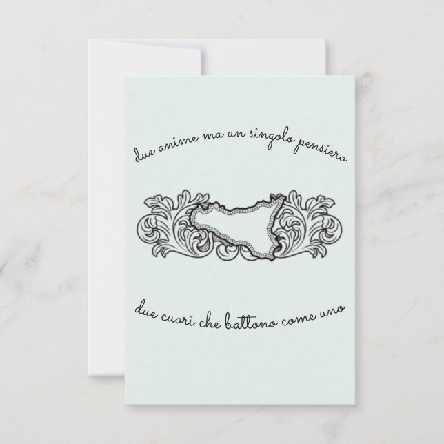 Einladung zur Hochzeit (Vorderseite)