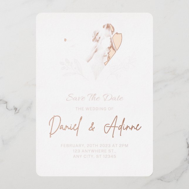 Einladung zur Hochzeit (Vorderseite)