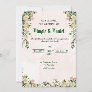 Einladung zur Hochzeit