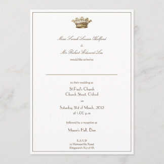 Einladung zur Hochzeit