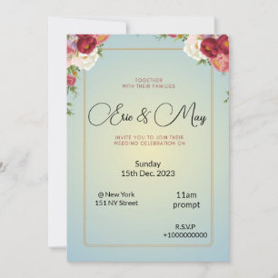 Einladung zur Hochzeit