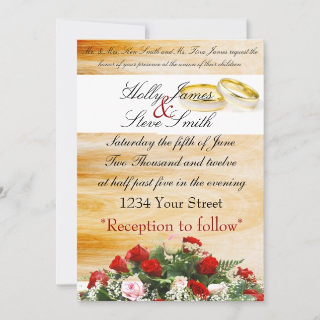 Einladung zur Hochzeit 2 (Vorderseite)