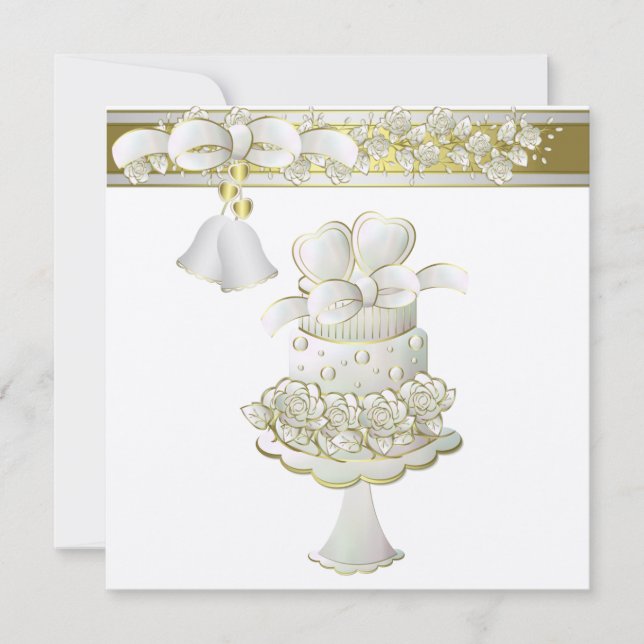 Einladung zur Hochzeit 5,25" x 5,25" (Vorderseite)