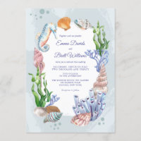 Einladung zur Hochzeit am Meer