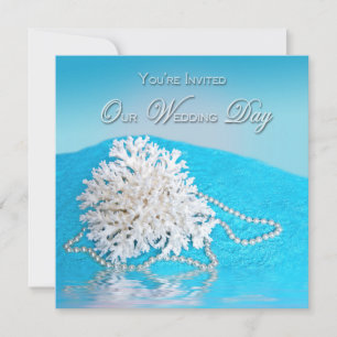 Einladung zur Hochzeit am Strand - MUSCHEL/STRAND