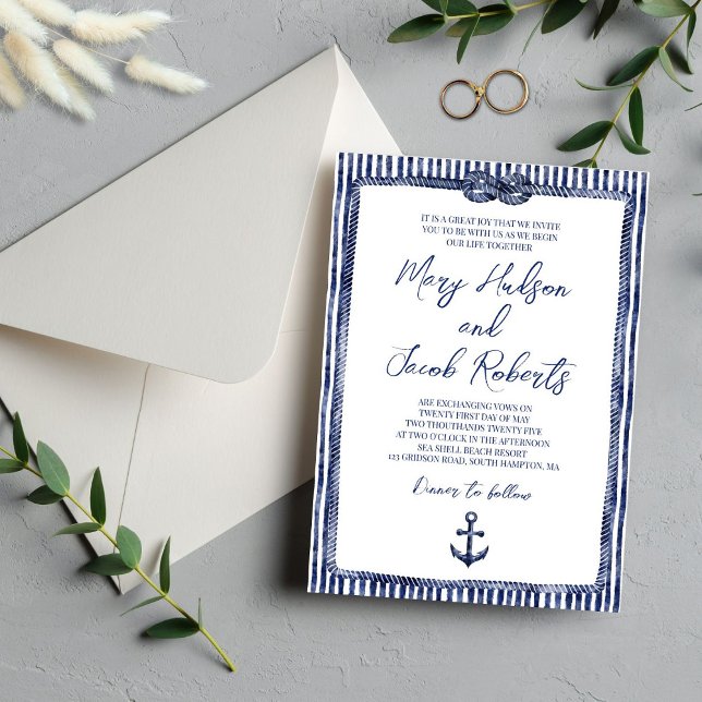 Einladung zur Hochzeit an der Küste (Von Creator hochgeladen)