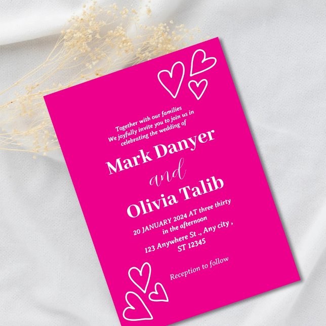 Einladung zur Hochzeit | Blumenromantische Hochzei (Von Creator hochgeladen)