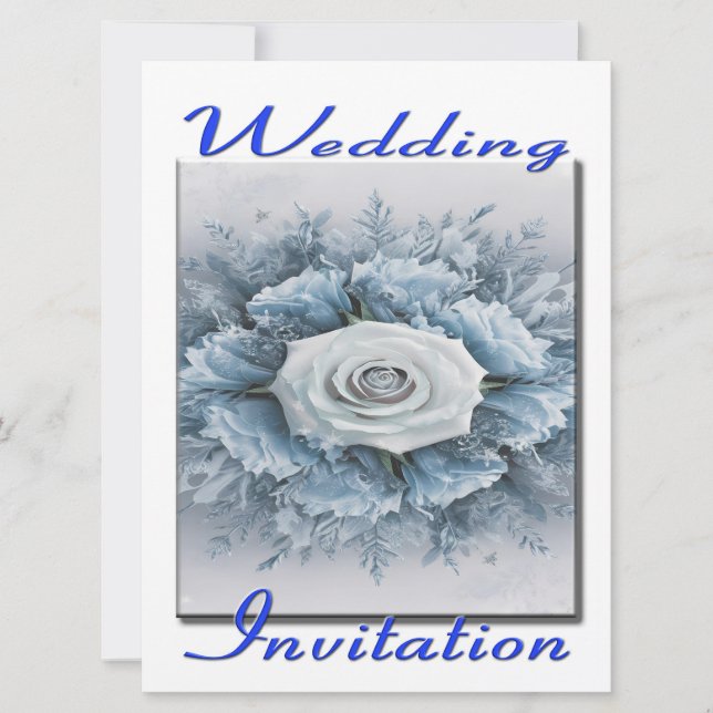 Einladung zur Hochzeit Bouquet von Blume (Vorderseite)