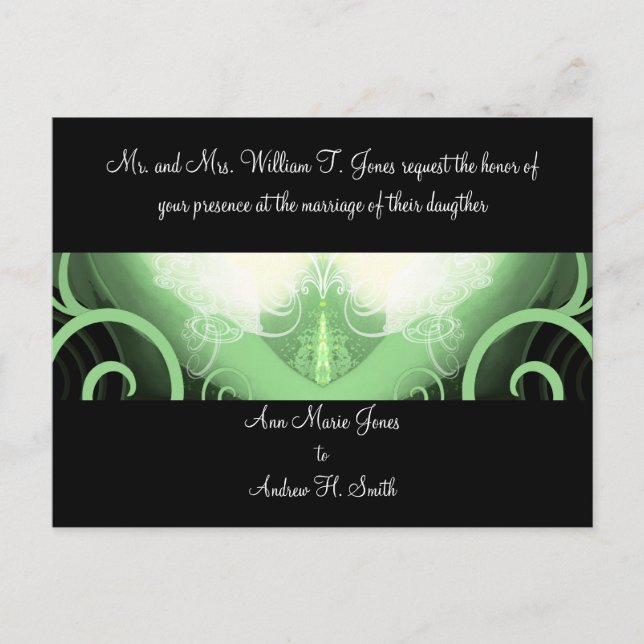 Einladung zur Hochzeit Cala Lily (Vorderseite)