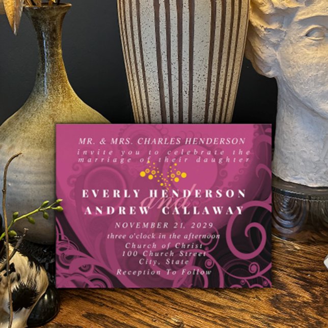 Einladung zur Hochzeit Cala Lily (Von Creator hochgeladen)