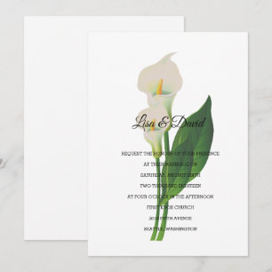 Einladung zur Hochzeit - Cala Lily