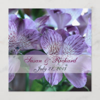 Einladung zur Hochzeit der Alstroemeria