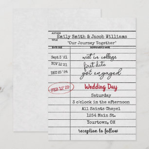 Einladung zur Hochzeit der Bibliothek