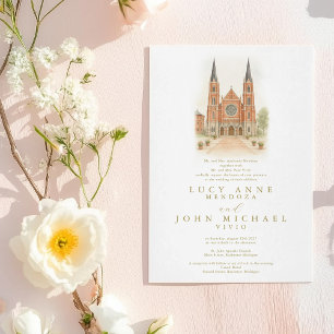 Einladung zur Hochzeit der Kirche Individueller