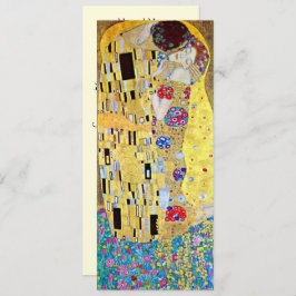 Einladung zur Hochzeit; Der Kuss von Gustav Klimt