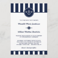 Einladung zur Hochzeit der Nautischen Marine