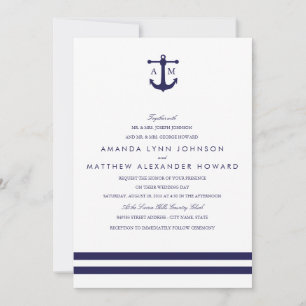 Einladung zur Hochzeit der Nautischen Marine