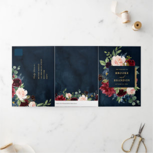 Einladung zur Hochzeit der Red Navy in Burgund