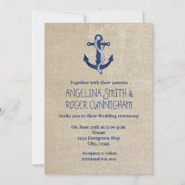 Einladung zur Hochzeit der Vintagen Navy durch den