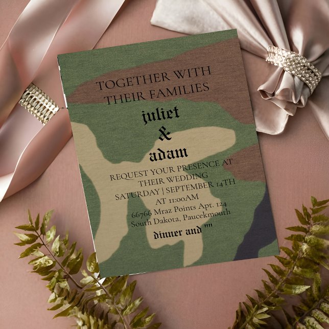 Einladung zur Hochzeit einer Militärarmee (Von Creator hochgeladen)