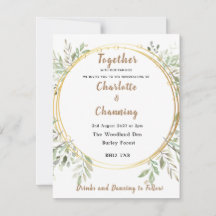 Einladung zur Hochzeit | Elegant | UAWG | | Handha