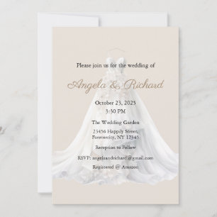 Einladung zur Hochzeit, Hochzeitskleid